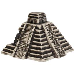 Декорация для аквариума Природа Пирамида Майя, керамика, 11.5х11х8 см