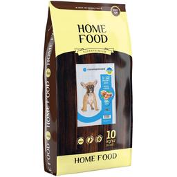 Гипоаллергенный сухой корм для щенков малых пород Home Food Puppy mini Форель с рисом 10 кг