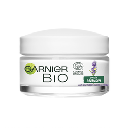 Нічний антивіковий крем для шкіри обличчя Garnier Bio з екстрактом лавандину, 50 мл (C6388100)