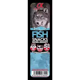 Полувлажное лакомство для собак Alpha Spirit Snacks Fish, кубики с рибой, 35 г