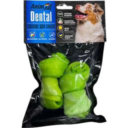 Ласощі для собак AnimAll Dental кістка мюнхенська вузлова №5, зі спіруліною, 10-12 см, 2 шт.