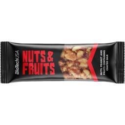 Батончик BiotechUSA Nuts, Peanut and Fruits 40 г