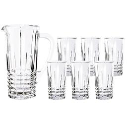 Набір для напоїв LeGlass: глечик, 1 л + склянки по 250 мл, 7 предметів (600-004)