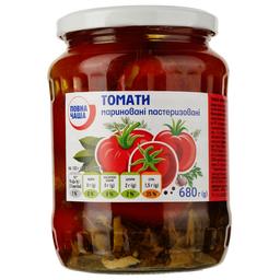 Маринованные томаты Повна Чаша пастеризованные 680 г (808159)