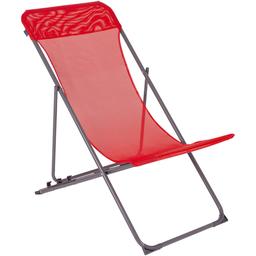 Кресло раскладное Bo-Camp Flat красное (1204686)