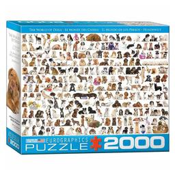 Пазл Eurographics Світ собак, 2000 елементів (8220-0581)