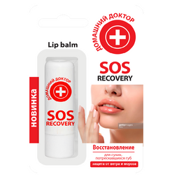 Бальзам для губ Домашний доктор, SOS-recovery, 3,6 г