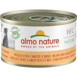 Вологий корм для собак Almo Nature HFC Dog Natural курка з морквою і рис, 95 г