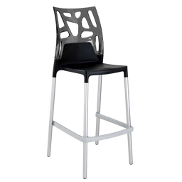 Барный стул Papatya Ego-Rock, черный (815048)