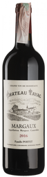 Вино Chateau Tayac Chateau Tayac 2016 червоне, сухе, 13%, 0,75 л