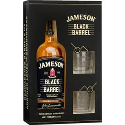 Віскі Jameson Black Barrel Blended Irish Whiskey, 40%, 0,7 л + 2 склянки