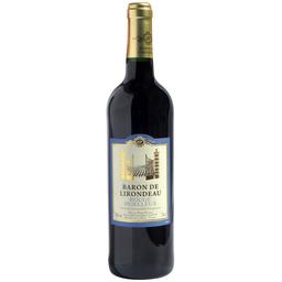 Вино Baron de Lirondeau, червоне, напівсолодке, 10,5%, 0,75 л