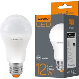 Светодиодная лампа LED Videx A60e 12W E27 4100K с датчиком движения и освещенности (VL-A60e-12274-S)