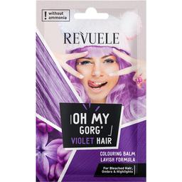 Бальзам для волос Revuele Oh My Gorg Violet Hair Colouring Balm, фиолетовый, 25 мл