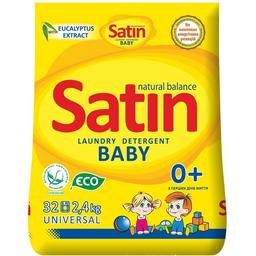 Дитячий пральний порошок Satin Natural Balance Universal, з екстрактом евкаліпта, 2,4 кг