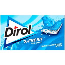 Жувальна гумка Dirol Х-Fresh Морозна м'ята, 13,5 г (907931)