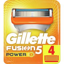 Змінні картриджі для гоління Gillette Fusion Power, 4 шт.
