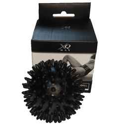 Мяч-массажер с шипами XQ Max, 7 см, черный (850674)