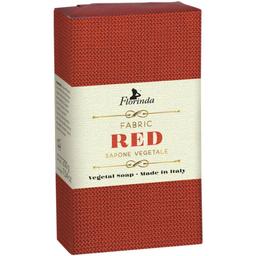 Мыло натуральное Florinda Итальянские ткани, красное, 200 г