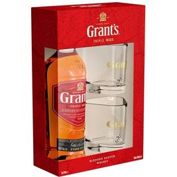Виски Grant's Triple Wood, + 2 стакана, 40%, 0,7 л