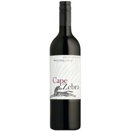 Вино Cape Zebra Pinotage, красное, сухое, 13%, 0,75 л (8000015201915)