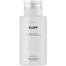 Тонік Klapp Multi Level Performance Purify Skin Perfection BHA для жирної та комбінованої шкіри 200 мл