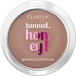 Бронзатор для контурування обличчя Claresa Tanned Honey!, відтінок 12 (Versatile), 10 г