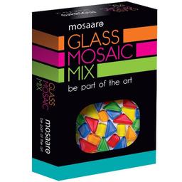 Стеклянная мозаика Mosaaro Mosaic mix: bluе, green, yellow, red, orange (MA5003)