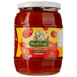 Томати WellDar неочищені у томатному соку 670 г (918895)