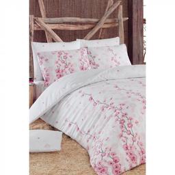 Комплект постельного белья Eponj Home Coretta A.Pembe, ранфорс, полуторный, розовый, 3 предмета (svt-2000022283366)