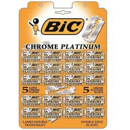 Сменные лезвия BIC Chrome Platinum, 20 уп. по 5 шт.