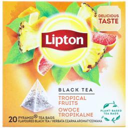 Чай черный Lipton Tropical Fruits, 36 г (20 шт. х 1.8 г) (917448)