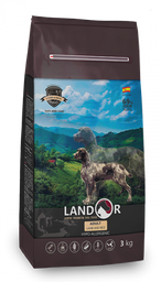 Сухой корм для собак всех пород Landor, ягненок с рисом, 15 кг