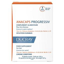Капсулы при хроническом выпадении волос Ducray Анакапс Прогресив №30 (539519)