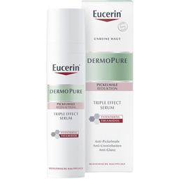 Сыворотка тройного действия Eucerin Dermo Pure для проблемной кожи, 40 мл