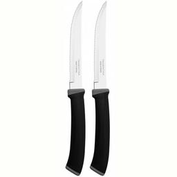 Набір ножів Tramontina Felice для стейків, зубчастий, чорний, 12,7 см (23494/205)