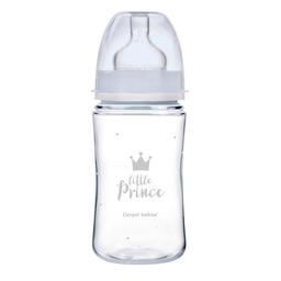 Антиколікова пляшечка Canpol Babies Easystart Royal baby, з широким отвором, 240 мл, синій (35/234_blu)