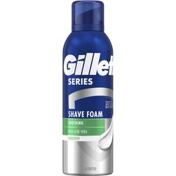 Піна для гоління Gillette Series для чутливої ​​шкіри, з алое вера, 200 мл
