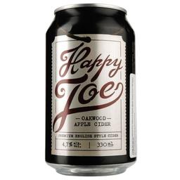 Сидр Happy Joe Oakwood Apple, 4,7%, 0,33 л (913424)