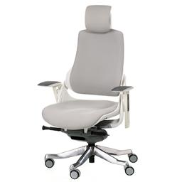Офісне крісло Special4you Wau Snowy Fabric біле з сірим (E6163)