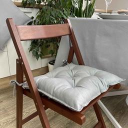 Подушка на стілець Прованс, 40х40 см, сірий (21420)