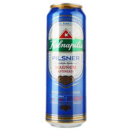 Пиво Kalnapilis Pilsner, світле, фільтроване, 4,6%, з/б, 0,568 л