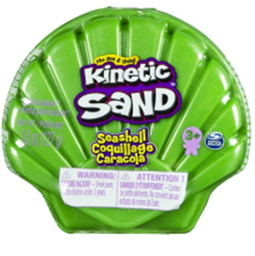 Кинетический песок Kinetic Sand Ракушка, зеленый, 127 г (71482G)