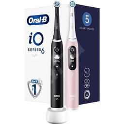 Електрична зубна щітка Oral-B iO Series 6 Duo iOM6d.2J6 3753+додаткова ручка Black