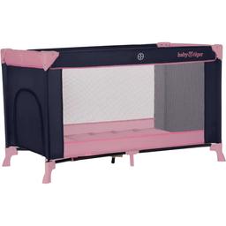 Кровать-манеж Babytiger Viki Pink Navy темно-серый с розовым (00-00304829)