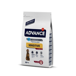 Сухой корм для взрослых собак с чувствительным пищеварением Advance Dog Med/Maxi Sensitive Lamb&Rice, с ягненком и рисом, 3 кг