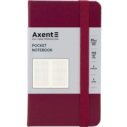 Книга записна Axent Partner A6- в клітинку 96 аркушів винна (8301-46-A)