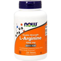 Амінокислота Now L-Аргінін 1000 мг 120 таблеток