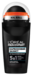 Дезодорант-Антиперспирант L’Oréal Paris Men Expert Карбоновая защита для мужчин, шариковый, 50 мл