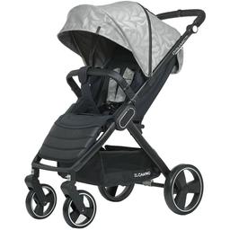 Коляска El Camino Dynamic Pro Me 1053B Special Light Gray, черная с серым (25510)